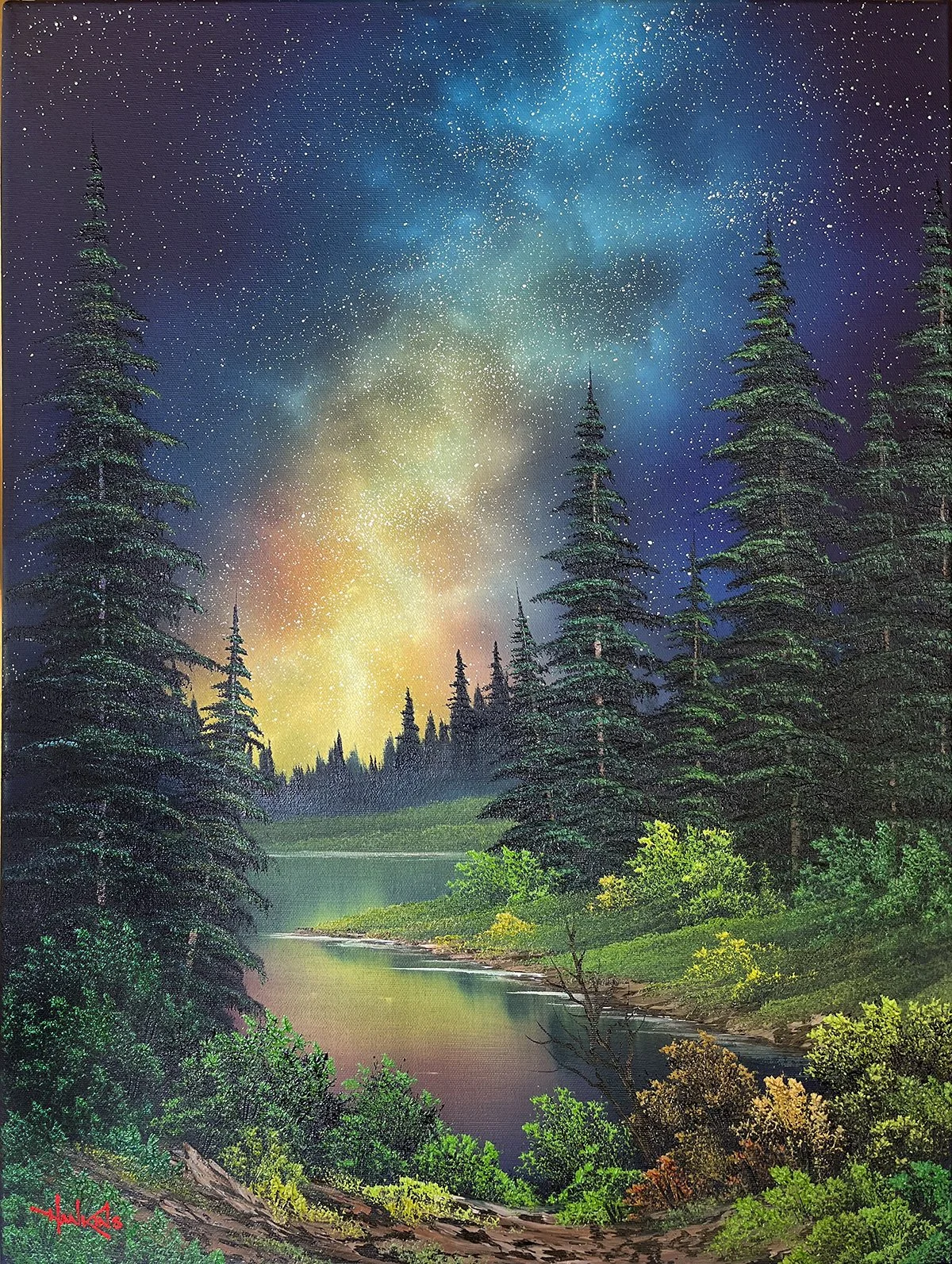 Bob Ross Painting Workshop: S32 E09—Galaxy Grandeur — Minnetrista